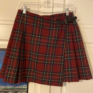 Uniqlo Pleated Plaid Skirt Size 8